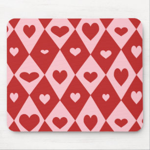 Mod Valentine-Herzen Mousepad