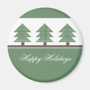 Mod Weihnachtsbaumen Holiday Magnet