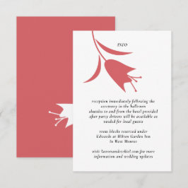 MOD WEIN TULIP WEDING BEGLEITKARTE