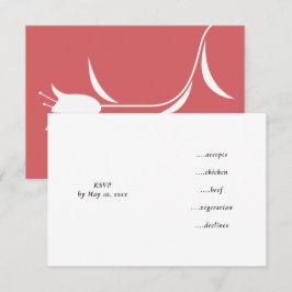MOD WEIN TULIP WEDING RSVP KARTE