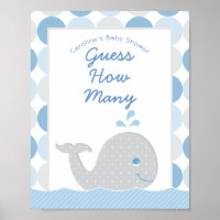 Mod Whale rät, wie viele Baby-Duschspiele