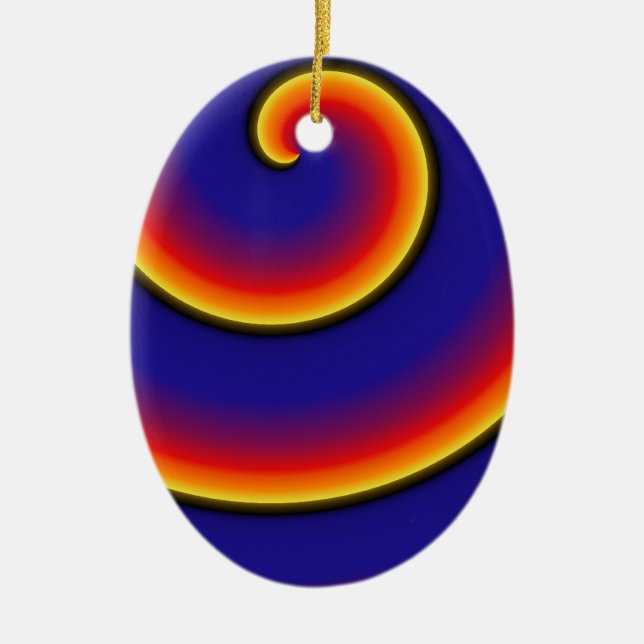 Mod Wirbel Ornament (Vorne)
