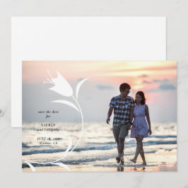 MOD YELLOW TULIP WEDD SPEICHERN DAS DATUM EINLADUNG