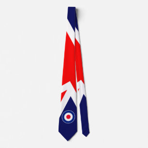 Mod-Ziel auf BRITISCHER Flagge Krawatte