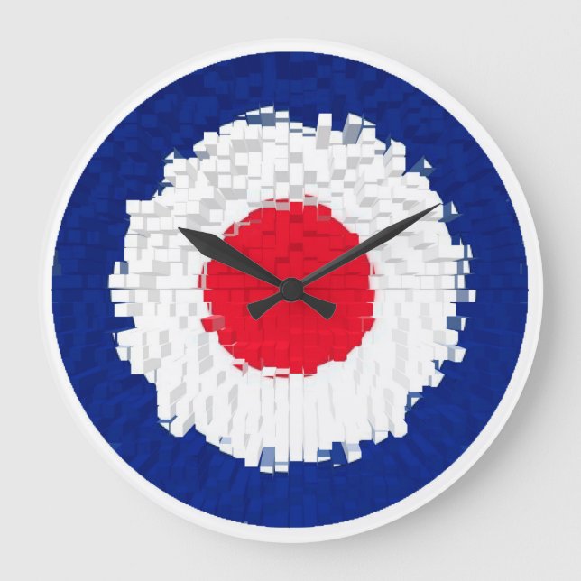 Mod-Ziel mit dem Effekt angewendet Große Wanduhr (Vorderseite)