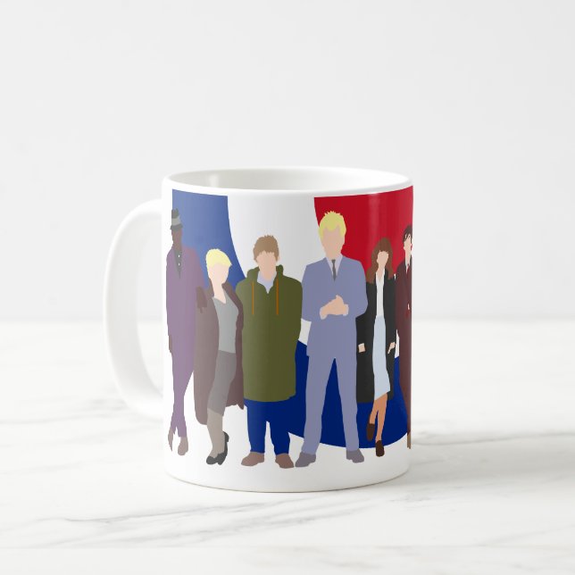 Mod-Ziel scooterists Tasse (Vorderseite Links)