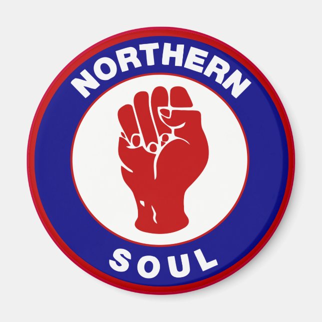 Mod-Zieldesign für Northern Soul Magnet (Vorne)