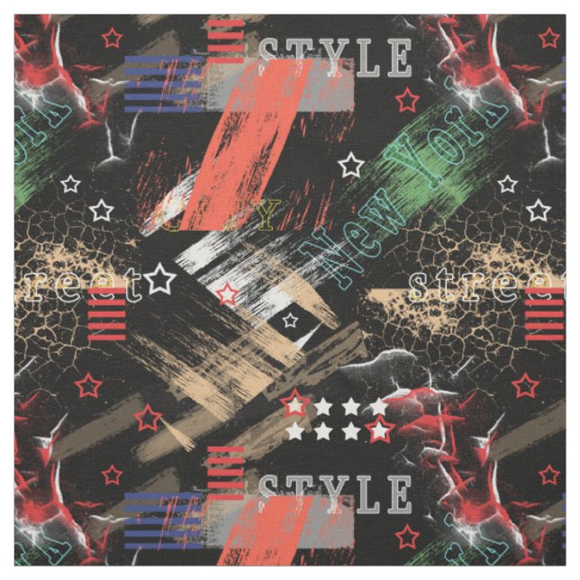 Mode Abstrakt Grunge Stoff (Muster)