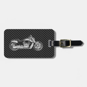 Mode-Accessoire Kohlenstoff Harley Motorrad-3D Gepäckanhänger