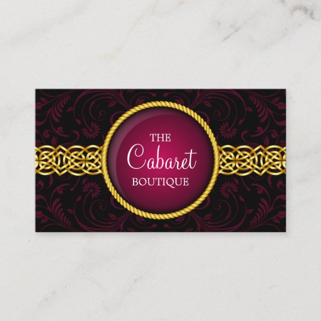 Mode-Accessoire und Schmuck Visitenkarte (Vorderseite)