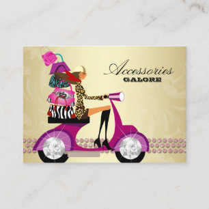 Mode Accessoires Purses Schmuck Pink Gold Visitenkarte