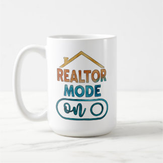 Mode Agent Immobilier Activé sur Tasse à Café Cade