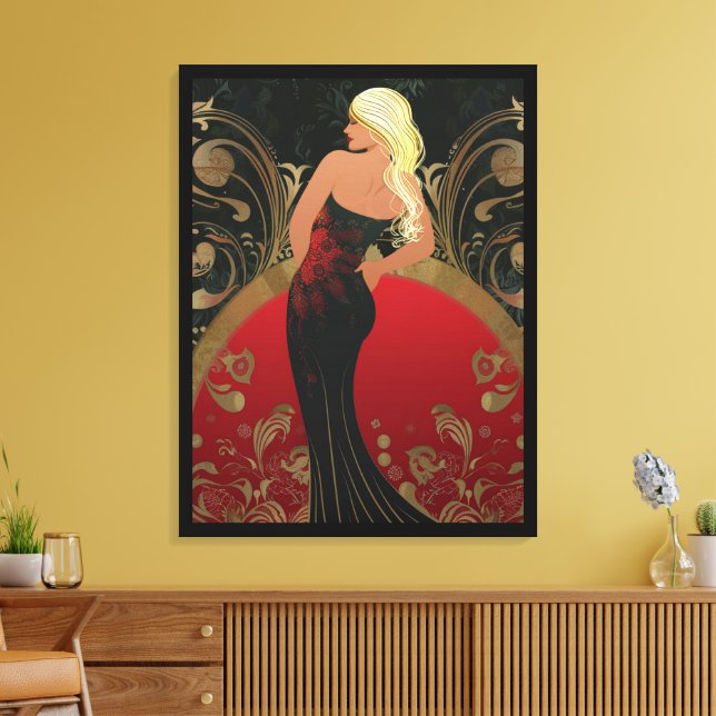 MODE-ÄHNLICH #4 LEINWANDDRUCK (Insitu (Wohnzimmer))