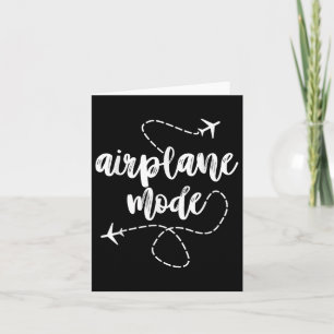 Mode Airplane _ Summer Vacation _ Travel Airplane Karte