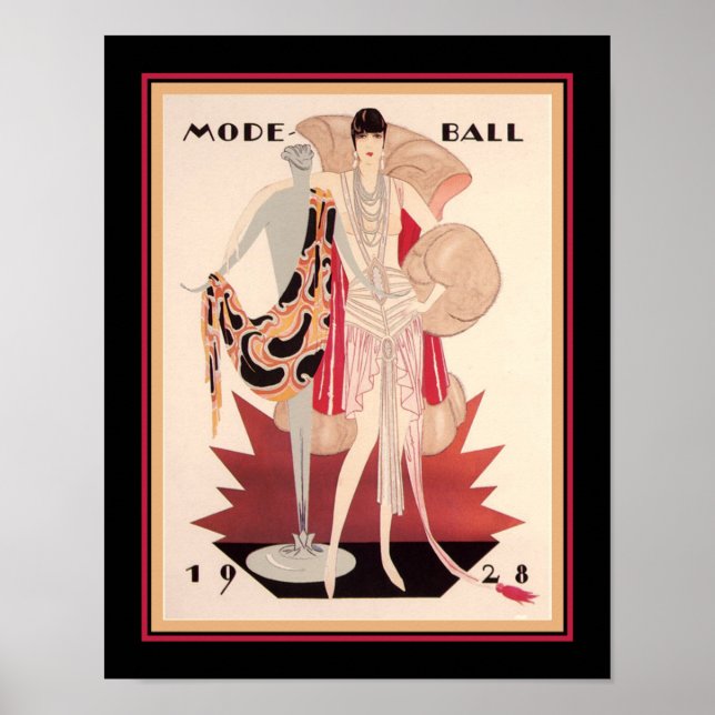 Mode Ball Art Déco 1928 (Devant)
