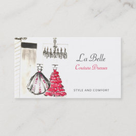 Mode Boutique Couture Dressmaker Carte de visite
