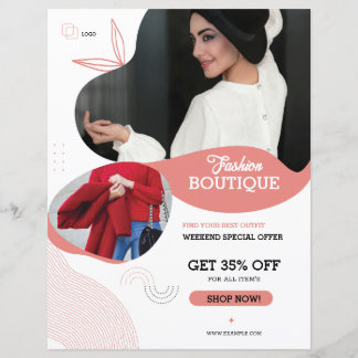 Mode-Boutique-Flugblattvorlage
