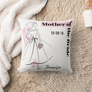 Mode Bride Pink Mutter von Bride Multi-Back Kissen