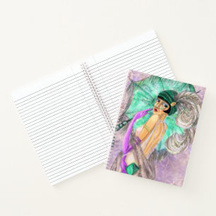 Mode Carnet Dame Parapluie