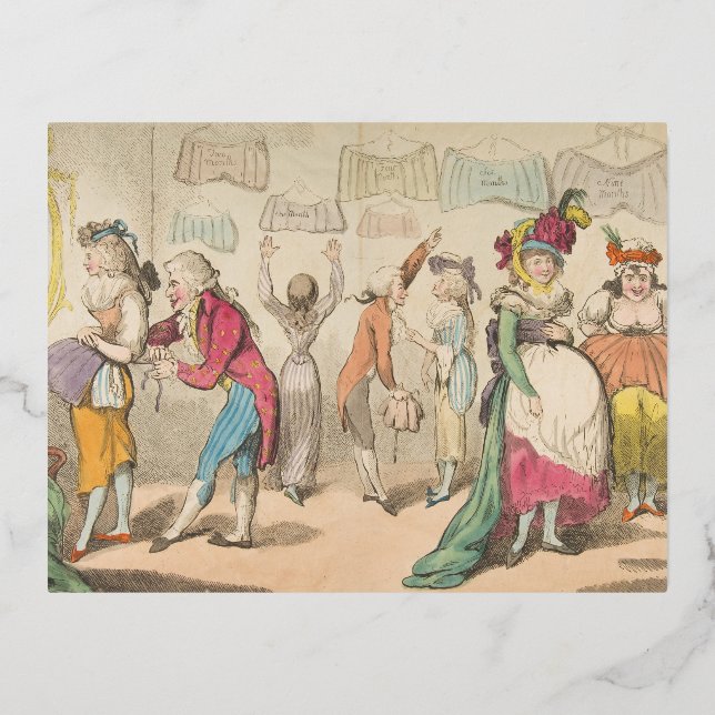 Mode - Carte postale Foil Holiday (Recto)