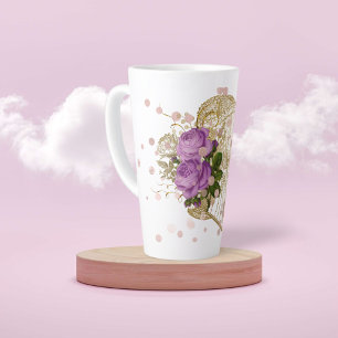 Mode Corset & Latte Floral Mug
