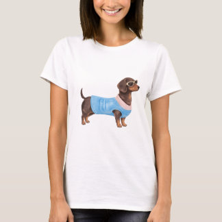 Mode-Dachshund-Hund-T-Shirt-Design T-Shirt
