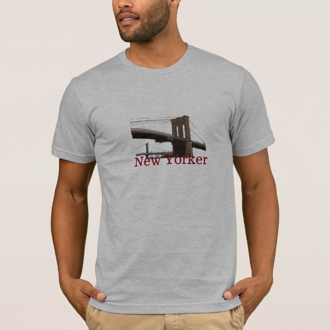 Mode de cru de T-shirt de Brooklyn de Newyorkais (Devant)