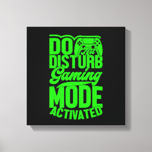 Mode de jeu Ne pas déranger activé Toile imprimée