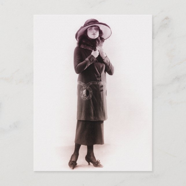 Mode der 1920er postkarte (Vorderseite)