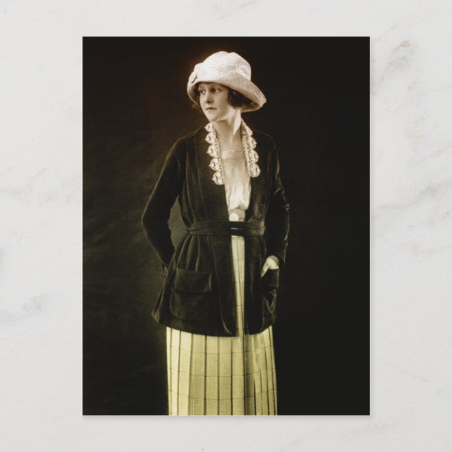 Mode der 1920er postkarte (Vorderseite)