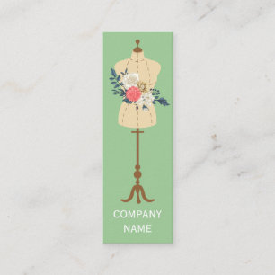 Mode Design Kleidung Making Kleidung Mannequin Mini Visitenkarte