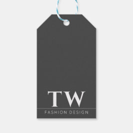 Mode Designer Black Geschenkanhänger