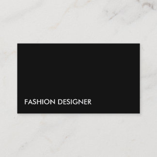 Mode-Designer-elegantes berufliches einfaches Visitenkarte