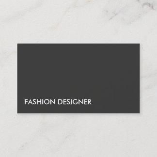 Mode-Designer-elegantes berufliches einfaches Visitenkarte