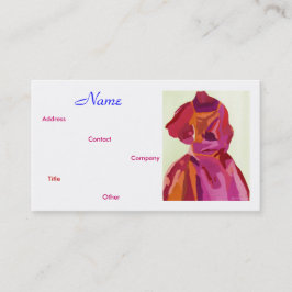 Mode Designer Herbst II Visitenkarte