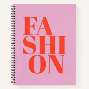 Mode Druck Pink Ästhetik Vornehm Moderne Dekoratio Notizbuch