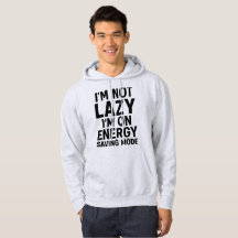Mode Économie d'Énergie – Sweat à Capuche Drôle po