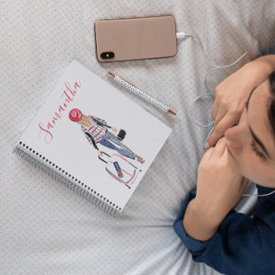 Mode élégant London Suitcase Custom Journal