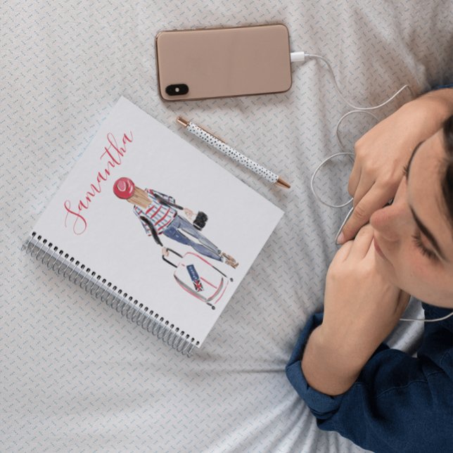 Mode élégant London Suitcase Custom Journal (Créateur téléchargé)