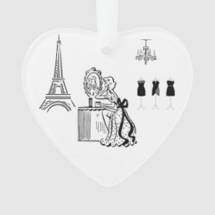 Mode française Paris Thème Ornement Décoration