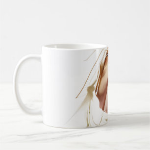 Mode Frau: Stilvolles, zeitgenössisches Portrait. Kaffeetasse