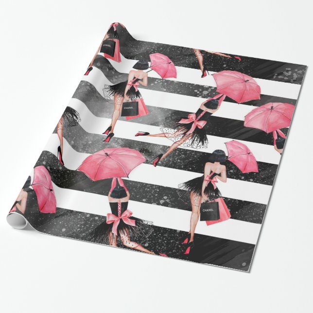 Mode-Girl Geschenkpapier (Ungerollt)
