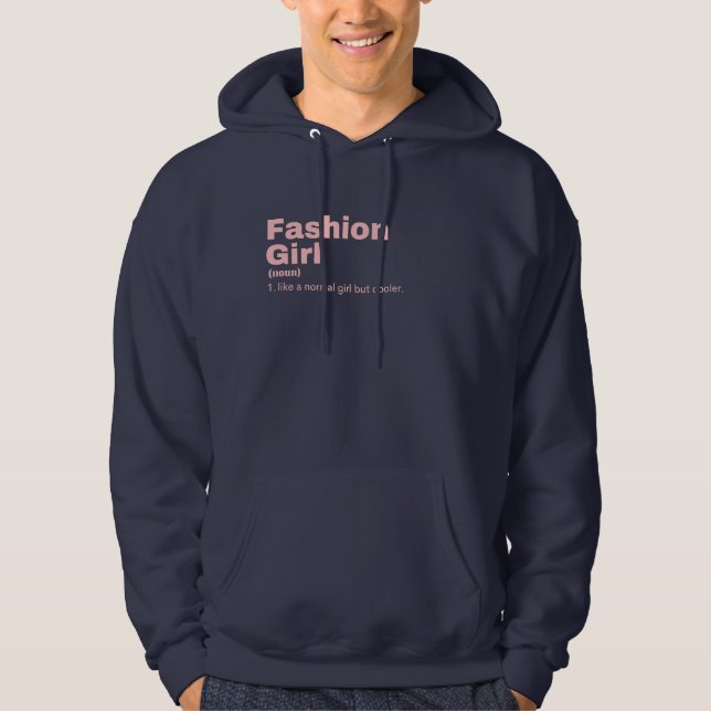 Mode Girl - Mode Hoodie (Vorderseite)
