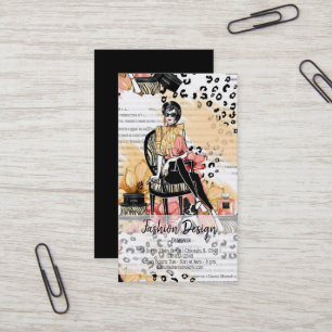 Mode-Girl Visitenkarte