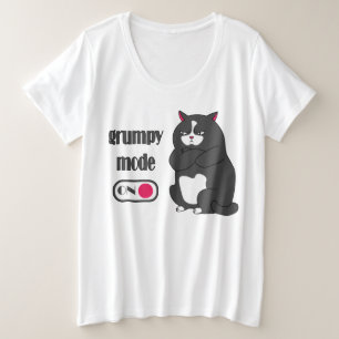 Mode grumeux sur drôle de gros chat