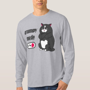 Mode Grumpy sur drôles gros chat T-Shirt