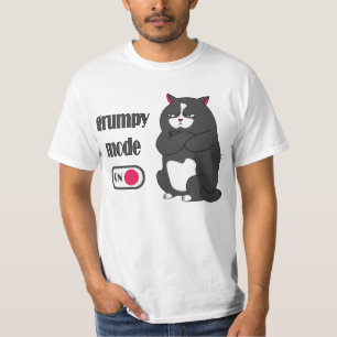 Mode Grumpy sur drôles gros chat T-Shirt