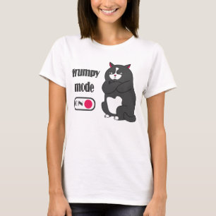 Mode Grumpy sur drôles gros chat T-Shirt