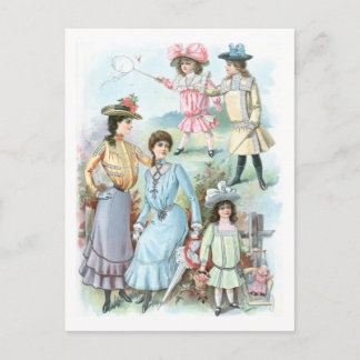 Mode Hats aus den 1900er Jahren Postkarte