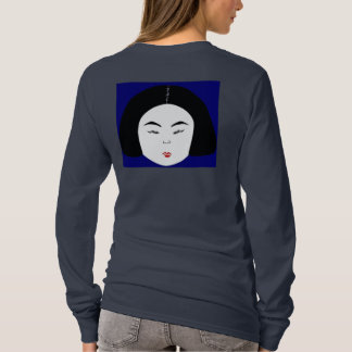 Mode High End täglich Make-up Routine Navy Blue T-Shirt